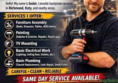 Free ad: Sedat Handyman Services in Houston. Sedat Handyman Services in Houston