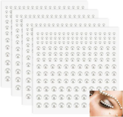 Self Adhesive Pearl Stickers 660 Pcs DIY Decor