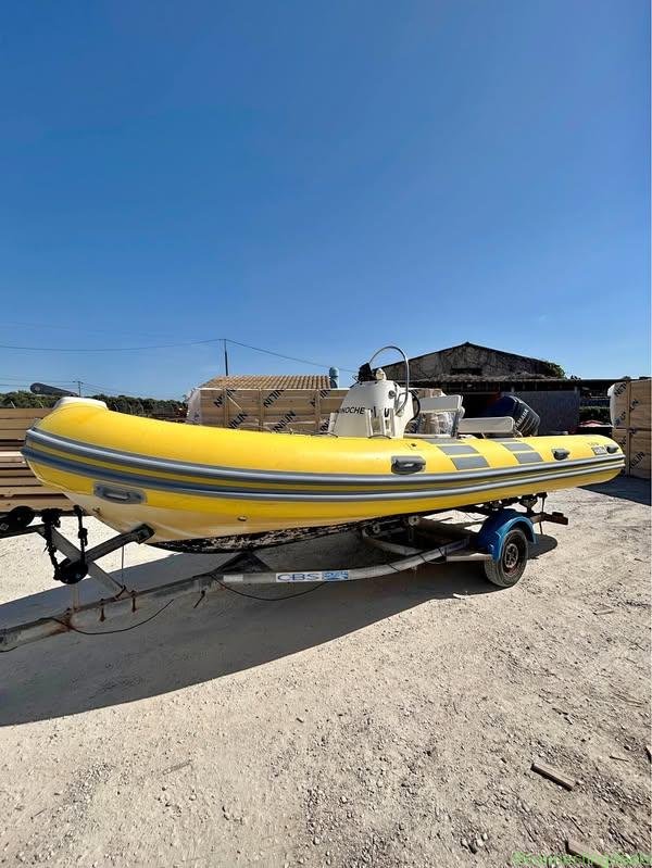 SEMI RIGIDE Caribe 6,10m Yamaha + remorque