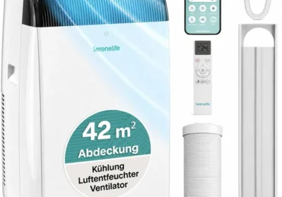 Free ad: SereneLife Inverter Mobilklimaanlage mit Wi-Fi 4.7 kW 16000 BTU - Klimaanlage mit Heizfunktion für Räume bis zu in Denmark. SereneLife Inverter Mobilklimaanlage mit Wi-Fi 4.7 kW 16000 BTU - Klimaanlage mit Heizfunktion für Räume bis zu in Denmark
