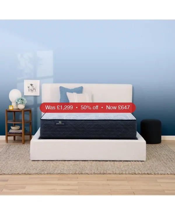 Serta Perfect Sleeper Blue Lagoon Night 13″ Plush Mattress Collection – 50% Off