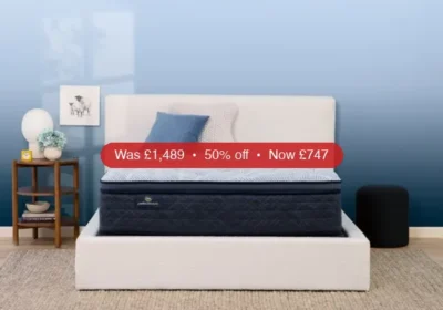 Serta Perfect Sleeper Blue Lagoon Night 14" Plush Pillow Top Mattress Collection - 50% Off in United States