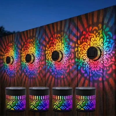 Seven Color Changing Solar Mandala Projection Wall Light Best Deal