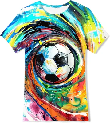 SFreeBo Boys 3D Graphic T-Shirts, Short Sleeve Tee Shirt