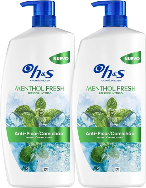 Shampoo Anti-Caspa Mentol H&S 2x1000ml: Ahorra un 20% en Amazon