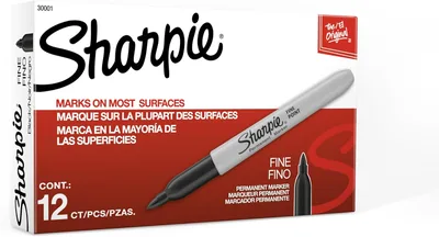 Free ad: Sharpie Permanent Markers Fine Tip Black 12 Count Best Deal in United States. Sharpie Permanent Markers Fine Tip Black 12 Count Best Deal in United States