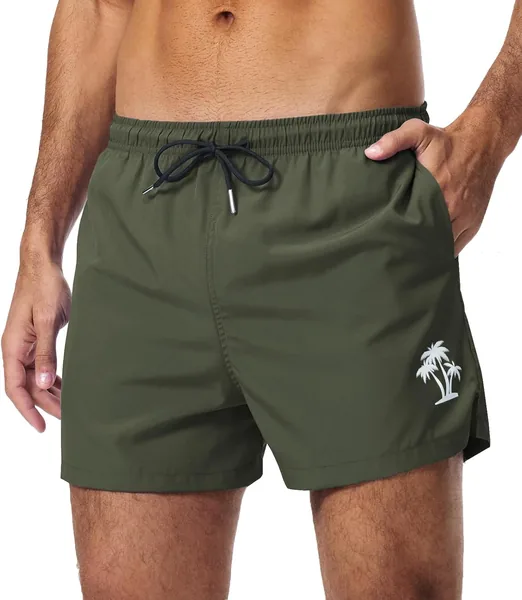 Shorts de Baño Hombre Danfiki con Cierre Elástico y Forro Mesh Quick Dry