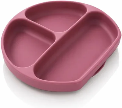 Silicone Suction Plate for Babies – BPA-Free, 3 Compartments – Best Deal