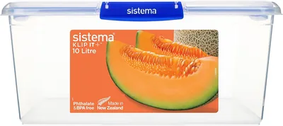 Free ad: Sistema KLIP IT PLUS 10L Fridge Freezer Food Box Best Deal in New Zealand. Sistema KLIP IT PLUS 10L Fridge Freezer Food Box Best Deal in New Zealand