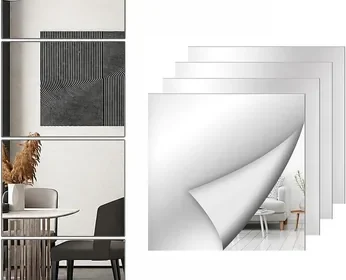 Free ad: SKY-TOUCH 4PCS 30x30cm Glass Mirror Tiles - Wall Mounted in Bahrain. SKY-TOUCH 4PCS 30x30cm Glass Mirror Tiles - Wall Mounted in Bahrain
