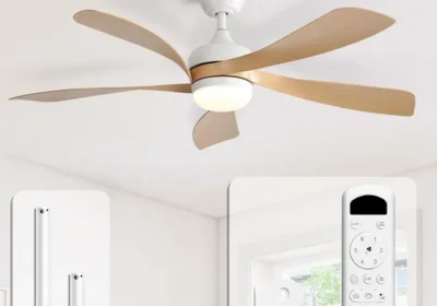 Free ad: Sofucor Deckenventilator mit Licht und Fernbedienung, DC 132 cm, 5 Flügel, Timer, 3 Farbtemperaturen, 6 Geschwindigkeiten, Sommer/Winter in Greece. Sofucor Deckenventilator mit Licht und Fernbedienung, DC 132 cm, 5 Flügel, Timer, 3 Farbtemperaturen, 6 Geschwindigkeiten, Sommer/Winter in Greece