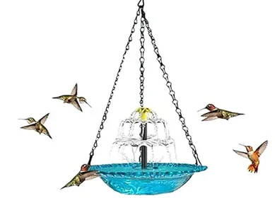 Free ad: Solar Cascade Hanging Bird Bath Fountain Best Deal in Ireland. Solar Cascade Hanging Bird Bath Fountain Best Deal in Ireland