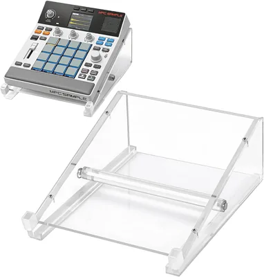 Soporte de computadora acrílico GEEKRIA para muestras de audio, compatible con Akai Professional MPC, caja de ranura portátil – Best Deal