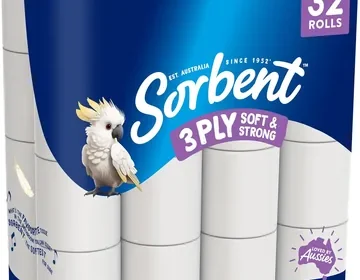 Free ad: Sorbent 3PLY Silky White Toilet Paper - Best Deal in Australia. Sorbent 3PLY Silky White Toilet Paper - Best Deal in Australia