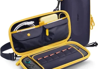 Spigen Pouch Nano Pop Pro Case for Nintendo Switch 2 (2025) - Blueberry Navy in Singapore