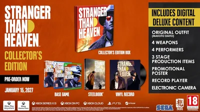 Free ad: STRANGER THAN HEAVEN COLLECTOR’S EDT (PS5) Best Deal in South Africa. STRANGER THAN HEAVEN COLLECTOR’S EDT (PS5) Best Deal in South Africa