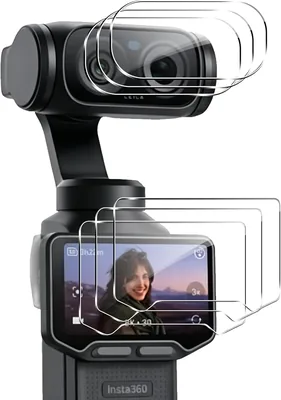 Suttkue Insta360 Luna Ultra Screen Protector HD Tempered Glass
