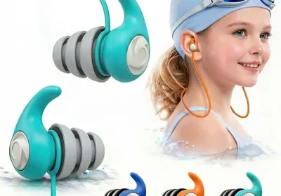 Swimming Ear Plugs for Kids with Lanyard - Best Deal in Ireland