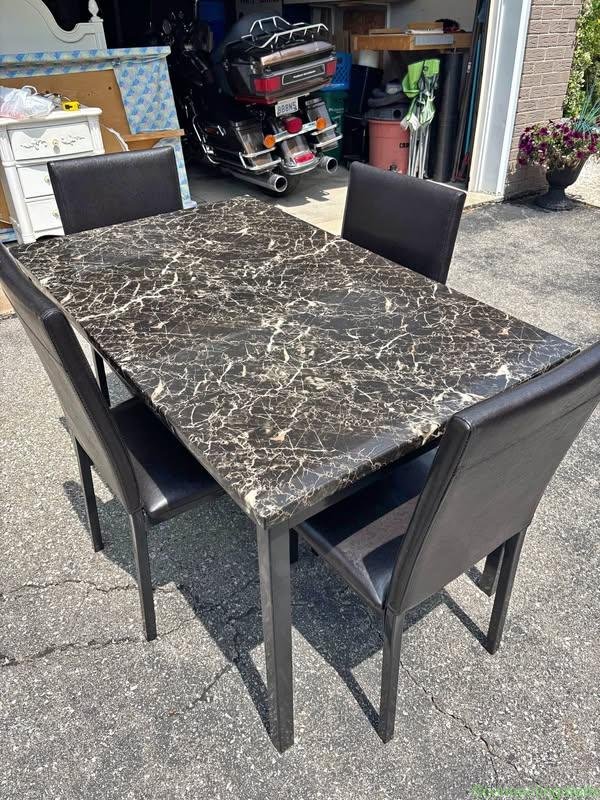 Table and chairs