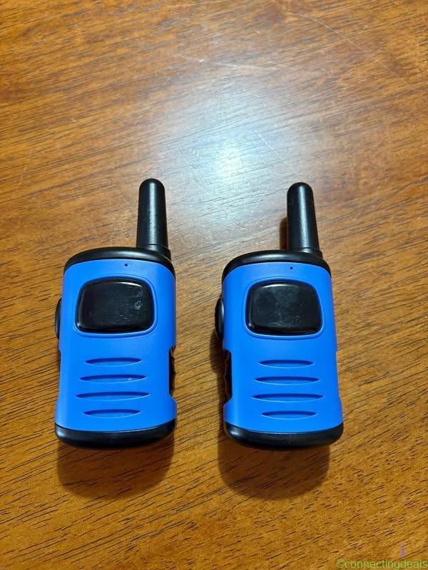 Talkie-walkie de couleur bleu