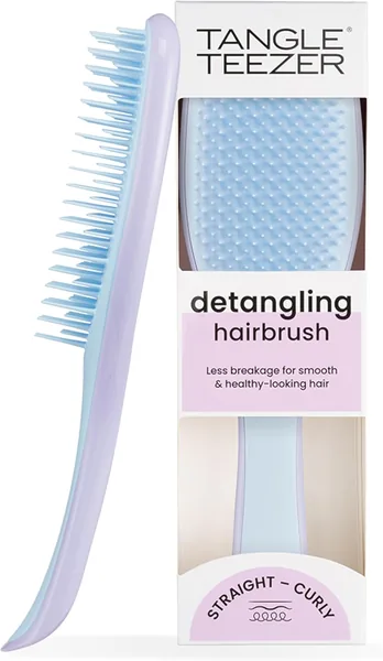 Tangle Teezer Ultimate Detangler – Szczotka do rozczesywania dla wszystkich rodzajów włosów – Dwupoziomowe ząbki zmniejszają łupie
