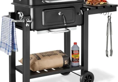 Free ad: Tectake® Barbecue Portatile a Carbone, Grill in Acciaio con 3 Ganci, Ruote e Vano Portapezzi, Termometro Incluso - Dimensioni: 110 x 64 x 104 cm - Best Deal in Italy. Tectake® Barbecue Portatile a Carbone, Grill in Acciaio con 3 Ganci, Ruote e Vano Portapezzi, Termometro Incluso - Dimensioni: 110 x 64 x 104 cm - Best Deal in Italy