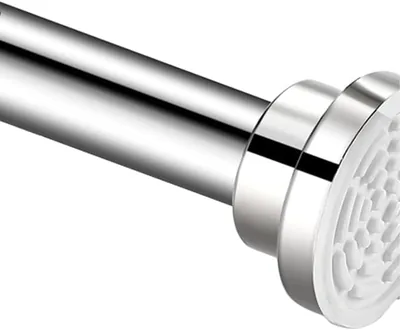 Telescopic Shower Curtain Rod – Rust-Free Stainless Steel Tension Pole