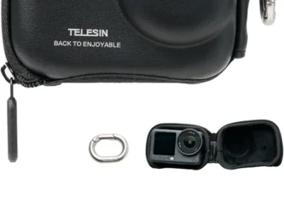 Free ad: TELESIN Mini etui ochronne dla DJI Osmo Action 6/5 Pro/4/3 - Wodoszczelne, Twarde etui z tworzywa EVA z karabińczykiem i otworem (5% Off) in Poland. TELESIN Mini etui ochronne dla DJI Osmo Action 6/5 Pro/4/3 - Wodoszczelne, Twarde etui z tworzywa EVA z karabińczykiem i otworem (5% Off) in Poland