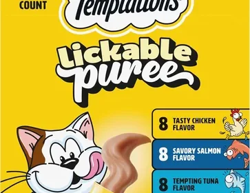 Temptations Creamy Puree Cat Treats Variety Pack Best Deal in United States