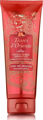 Tesori d’Oriente – Crema Doccia Fiore di Drago e Pitaya, con Note di Fiori Bianchi, Pulisce Delicatamente la Pelle per un Profondo