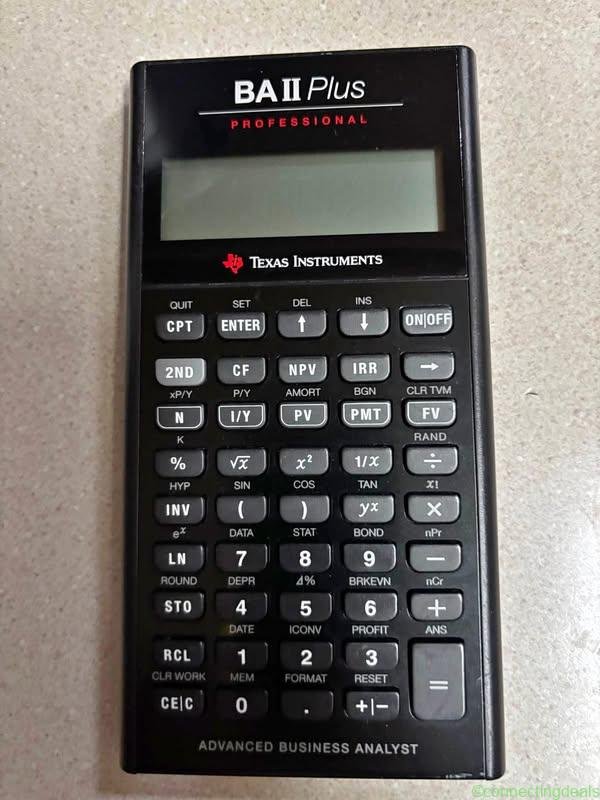 Texas Instruments BAII Plus Professional