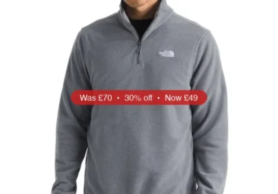 The North Face Men's Glacier Fleece Quarter-Zip Jacket - 30% Off in United States