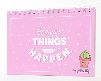 The Yellow Clip – Planificador Semanal con Stickers para Mujeres, Planner en Español sin fecha por semana