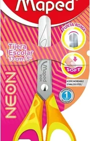 Tijeras Maped Essentials Soft Neón 13 cm: Corte preciso y aros suaves en colores vibrantes - Best Deal in Mexico