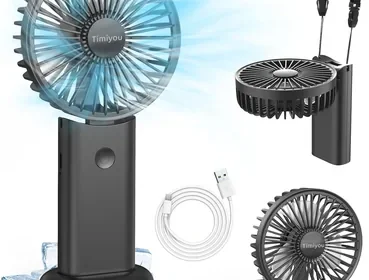 Free ad: Timiyou Handheld Fan Mini USB Ventilator mit 3000 mAh Akku - Falten, Ladebar, 90° Einstellbar, 3 Geschwindigkeiten, Basis in Finland. Timiyou Handheld Fan Mini USB Ventilator mit 3000 mAh Akku - Falten, Ladebar, 90° Einstellbar, 3 Geschwindigkeiten, Basis in Finland