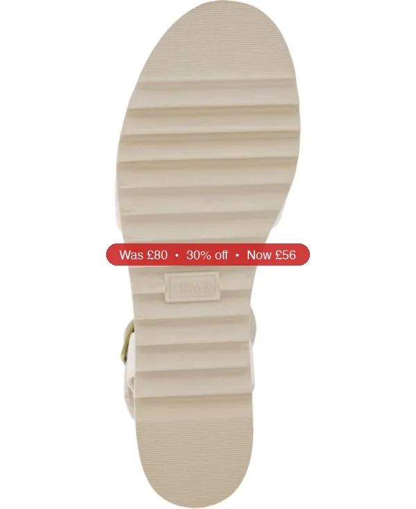 TOMS Women’s Diana Platform Wedge Sandals – 30% Off