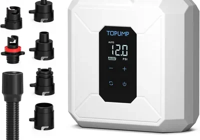 Free ad: TOPUMP Pompa elettrica D28PRO, 20 PSI ricaricabile, senza fili, intelligente, a doppio stadio, gonfiaggio e sgonfiaggio, speg - Best Deal in Italy. TOPUMP Pompa elettrica D28PRO, 20 PSI ricaricabile, senza fili, intelligente, a doppio stadio, gonfiaggio e sgonfiaggio, speg - Best Deal in Italy