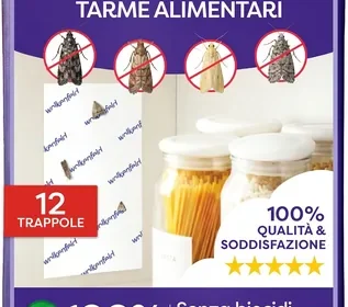 Free ad: Trappi adesivi Wolkenfeld per farfalle 12x - Repellente per tarme del cibo con feromoni - Monitoraggio dispensa e cucina - 100% Naturale in Italy. Trappi adesivi Wolkenfeld per farfalle 12x - Repellente per tarme del cibo con feromoni - Monitoraggio dispensa e cucina - 100% Naturale in Italy