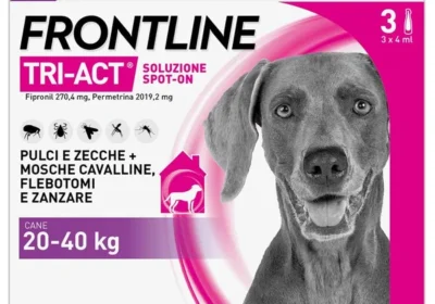Triact 3 Pipette per Cani L (20-40 kg), Protezione a Lunga Durata Contro Parassiti, per Cuccioli e Cani Adulti in Italy