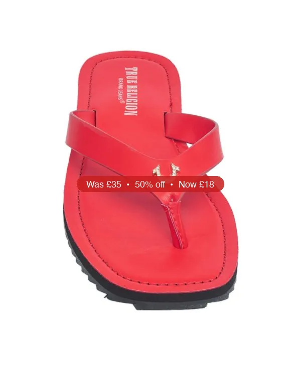 True Religion Ladies Capri Thong Sandal – 50% Off