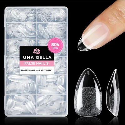 UNA GELLA Almond Nail Tips 5% Off