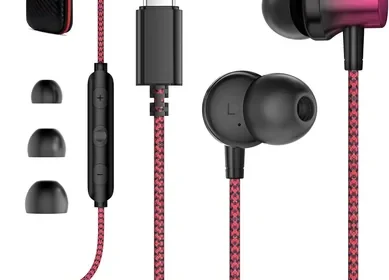USB C Wired Headphones Magnetic In Ear Type C Earbuds, Tangle-Free USBC for iPhone in Singapore