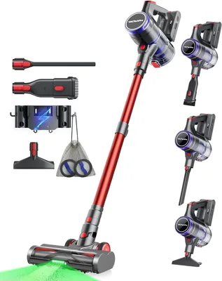 VACTechPro Ultra Aspiradora con Batería de Color Rojo – 32% de Descuento