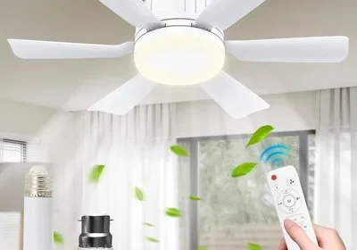 Free ad: Ventilateur de plafond avec lumière et télécommande, 46CM 40W Silencieux Ventilateur E27 avec 3 Niveaux, Lampe LED Dimmable, 3 Vitesses, 2/4h Ti - 40% Off in France. Ventilateur de plafond avec lumière et télécommande, 46CM 40W Silencieux Ventilateur E27 avec 3 Niveaux, Lampe LED Dimmable, 3 Vitesses, 2/4h Ti - 40% Off in France