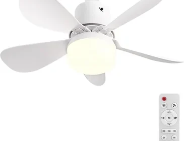 Free ad: Ventilateur de plafond avec lumière et télécommande, E27/E26 LED dimmable 5 pales, silencieux, 3 vitesses, pour chambre à coucher - Best Deal in France. Ventilateur de plafond avec lumière et télécommande, E27/E26 LED dimmable 5 pales, silencieux, 3 vitesses, pour chambre à coucher - Best Deal in France
