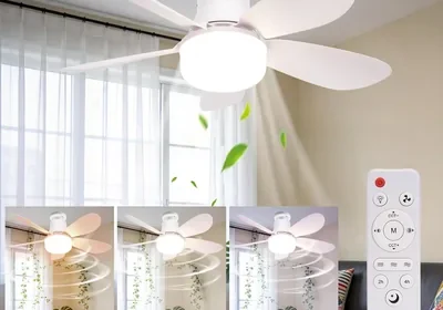 Free ad: Ventilateur de plafond BomKra avec lumière et télécommande E27/E26 LED réglable avec 40 W, 5 pales silencieuses, 3 vitesses - Meilleur Prix in France. Ventilateur de plafond BomKra avec lumière et télécommande E27/E26 LED réglable avec 40 W, 5 pales silencieuses, 3 vitesses - Meilleur Prix in France