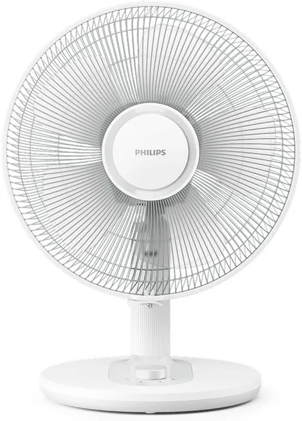 Ventilateur de Table Philips 1000 Série – Flux d’Air Puissant et Silencieux 35dB(A) – 3 Niveaux de Vitesse Ajustables – Rotation et Inclinaison Ajustables – Compact – 12% Off