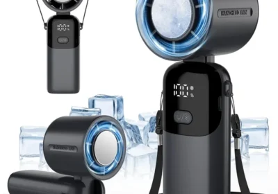 Free ad: Ventilateur portable, mini ventilateur USB avec 5 vitesses, batterie rechargeable de 3600 mAh, affichage LED, ventilateur pliable 3-en-1 pour main, NE in France. Ventilateur portable, mini ventilateur USB avec 5 vitesses, batterie rechargeable de 3600 mAh, affichage LED, ventilateur pliable 3-en-1 pour main, NE in France
