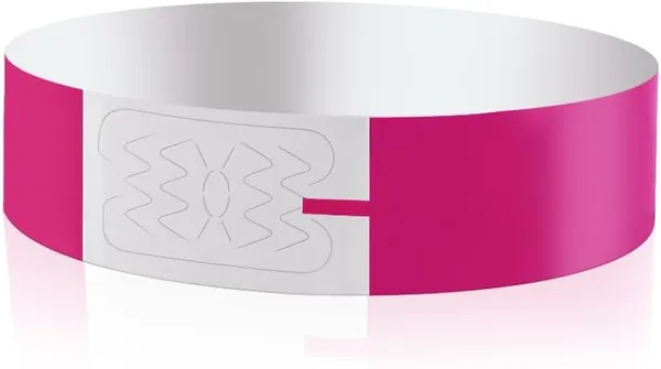 Vicloon Papier Bracelets de Poignet, 100 Bracelets d’Identification pour Événements Contrôlés et Sécurisés, Festivals et Parties – Meilleur Prix
