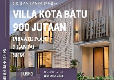 Villa Batu Malang SHM 900 Jt | Free PPN + AJB + in Surabaya
